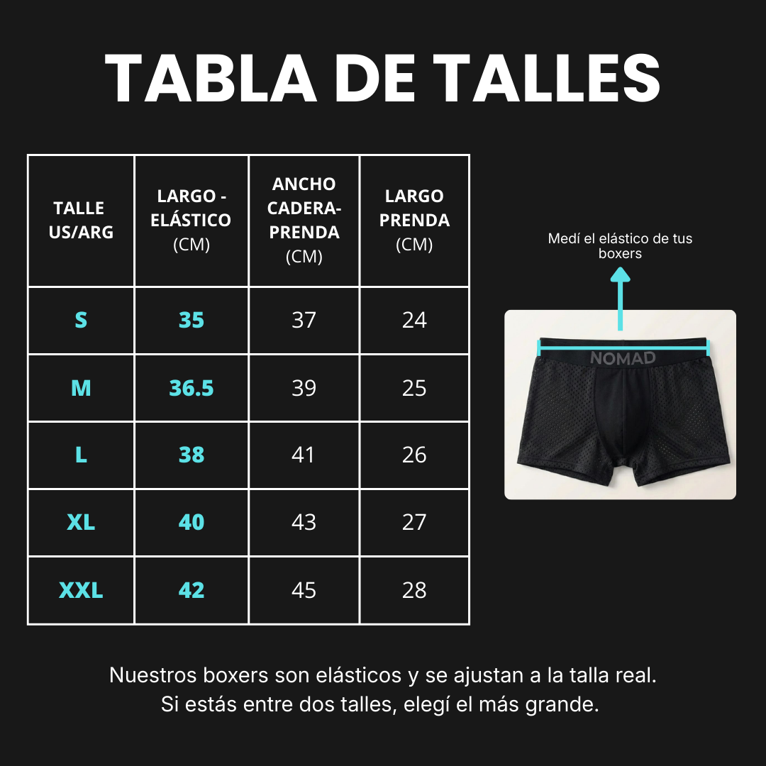 BOXER DE FIBRA DE BAMBÚ PREMIUM - PACK 4X1 NOMAD